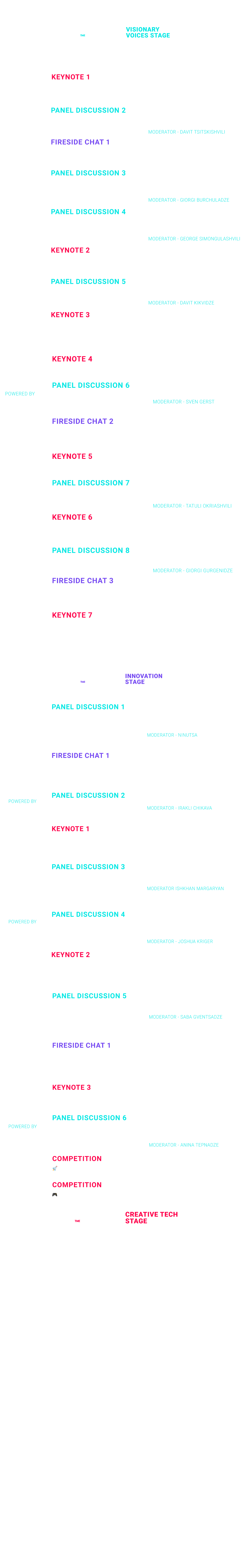stages